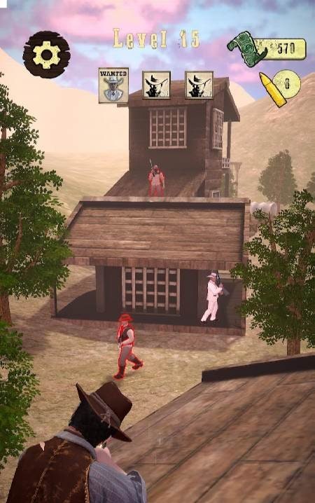 Wild West Sniper: Cowboy War screenshot 3