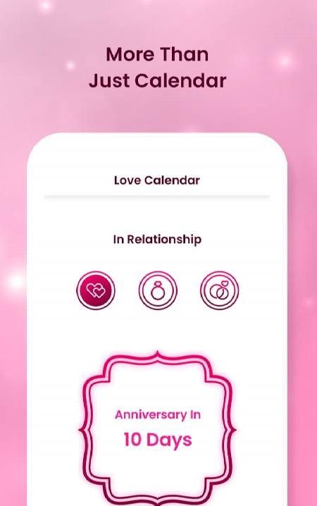 Love Calendar and Widget screenshot 1