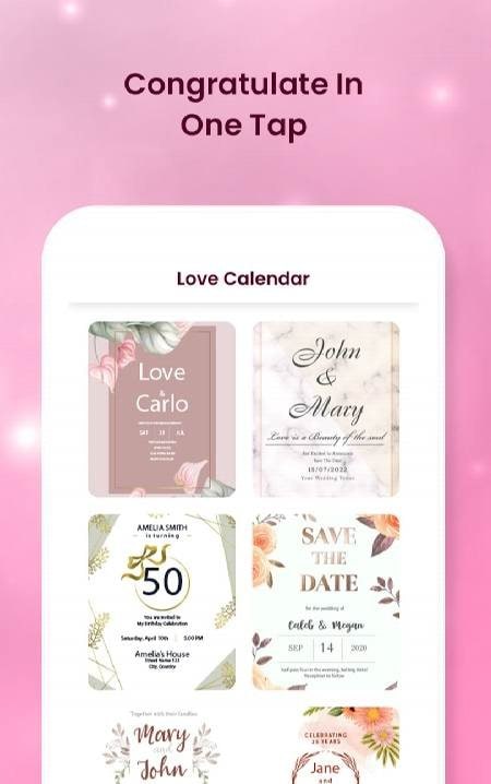 Love Calendar and Widget screenshot 4