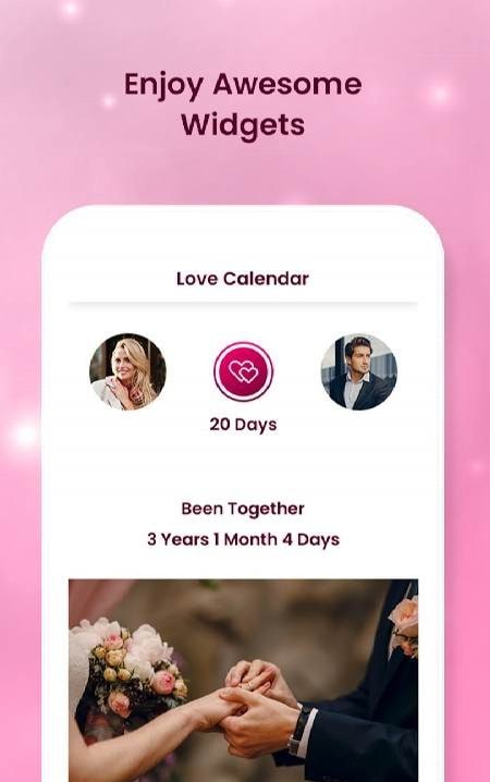 Love Calendar and Widget screenshot 2