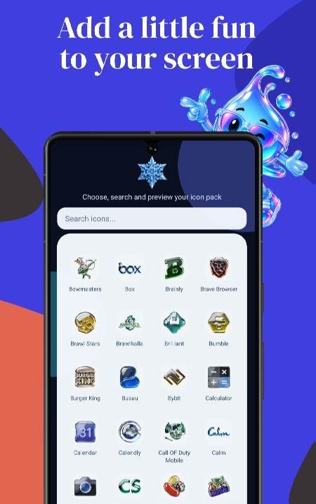 Screenshot 3 of Liquid Glass Icon Pack