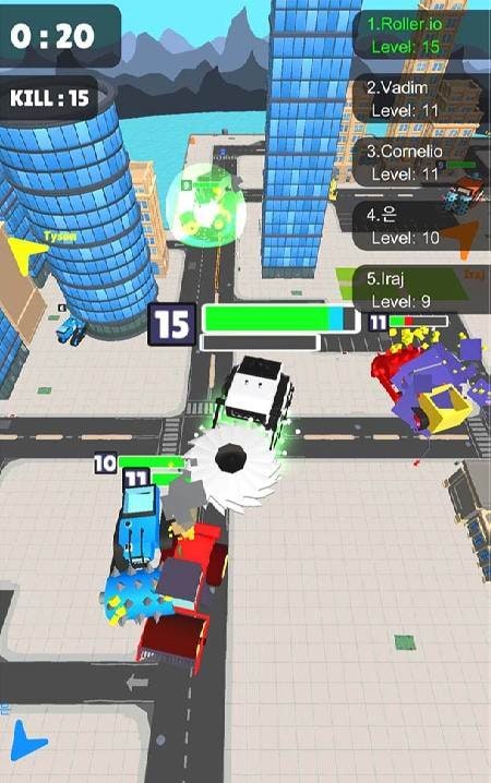 Roller.io: The City Takeover screenshot 3