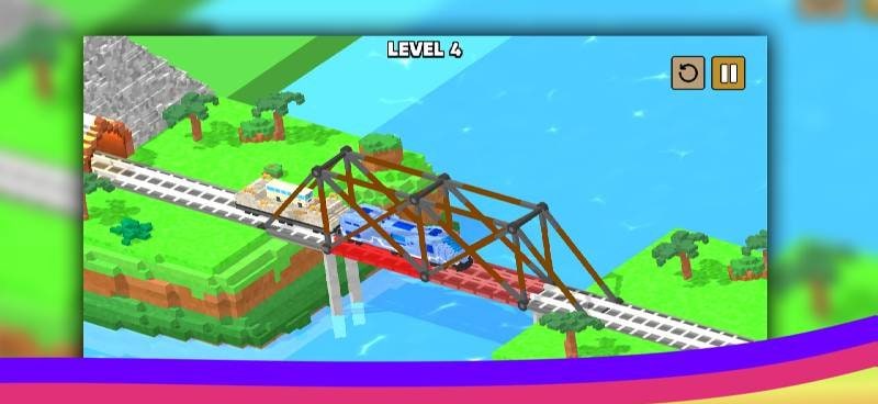 Crazy Bridge Simulator gameplay screenshot 1