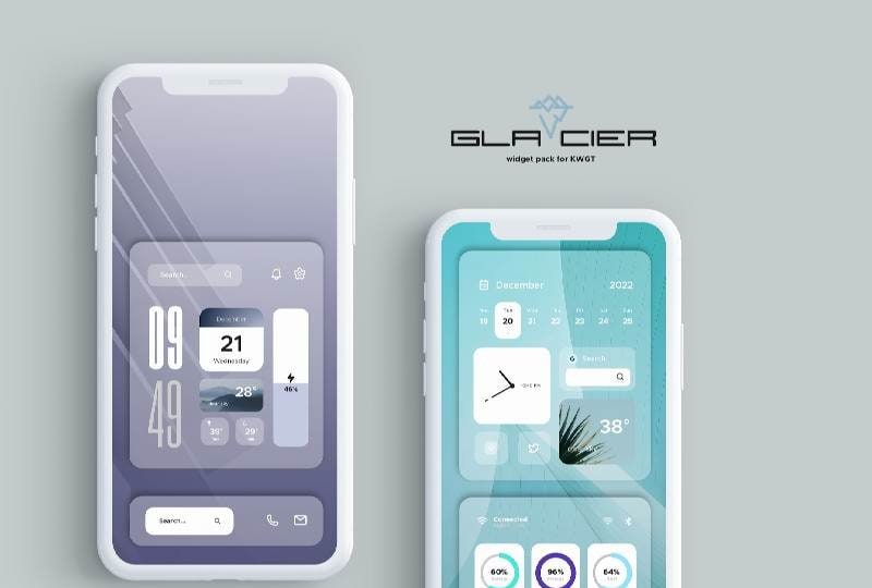 Glacier for KWGT screenshot 3