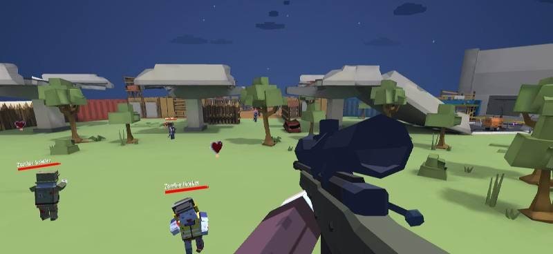 Blocky Zombie Survival 2 gameplay screenshot 4