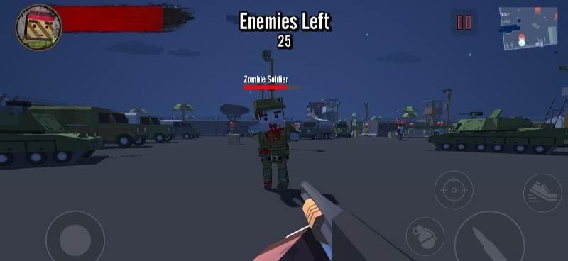 Blocky Zombie Survival 2 gameplay screenshot 2