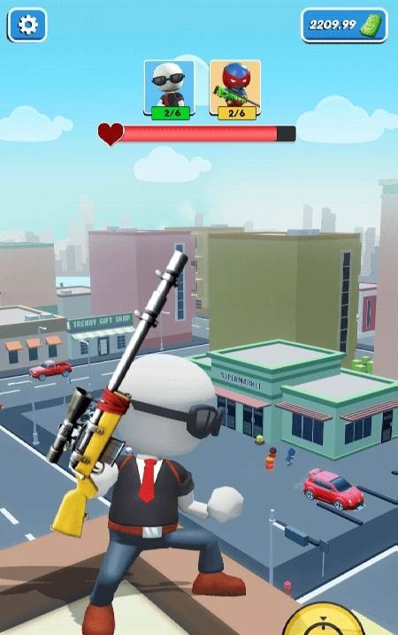 Stickman Sniper Shooting Games screenshot 1