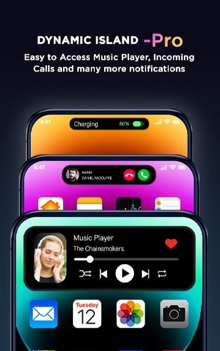 Dynamic Island - iOS 16 Notch screenshot 1