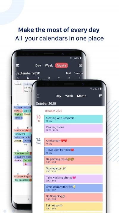 Tiny Calendar: Planner & Tasks screenshot 1