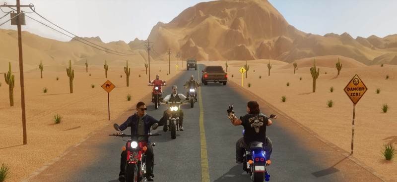Motorcycle Long Road Trip Game screenshot 4