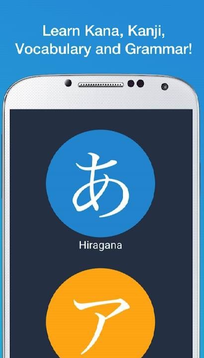 Learn Japanese - Hiragana, Kanji and Grammar screenshot 1