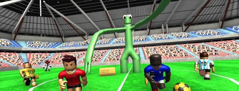 Rainbow Football Friends 3D gameplay screenshot 3