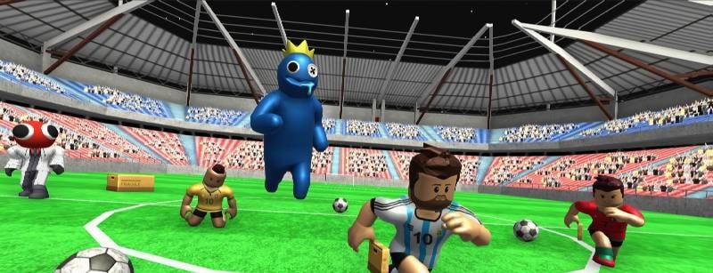 Rainbow Football Friends 3D gameplay screenshot 2