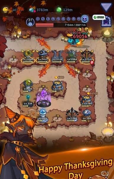 Idle Defense: Dark Forest screenshot 2