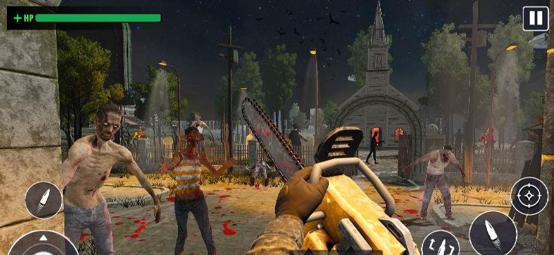 Zombie Strike Frontier Gun War screenshot 4