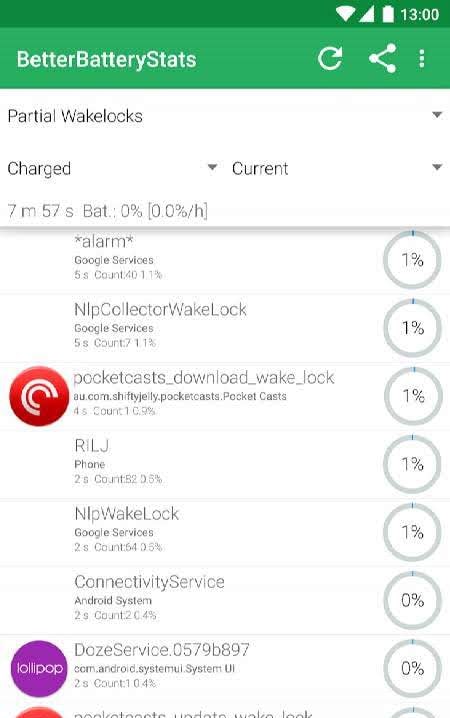 BetterBatteryStats screenshot 3