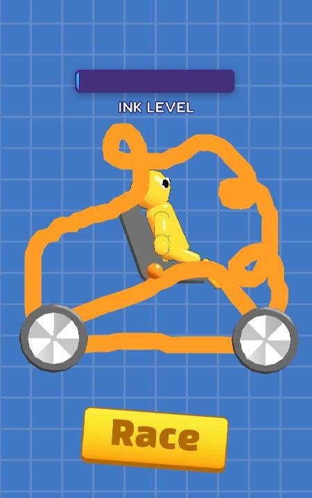 Draw Crash Race gameplay screenshot 3