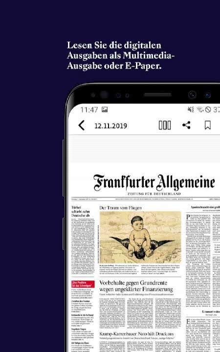 F.A.Z. Kiosk app screenshot 2
