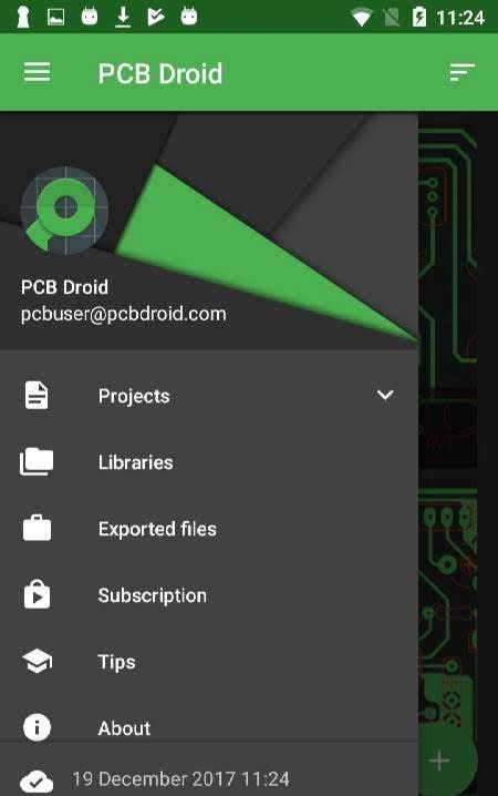 PCB Droid app preview 2