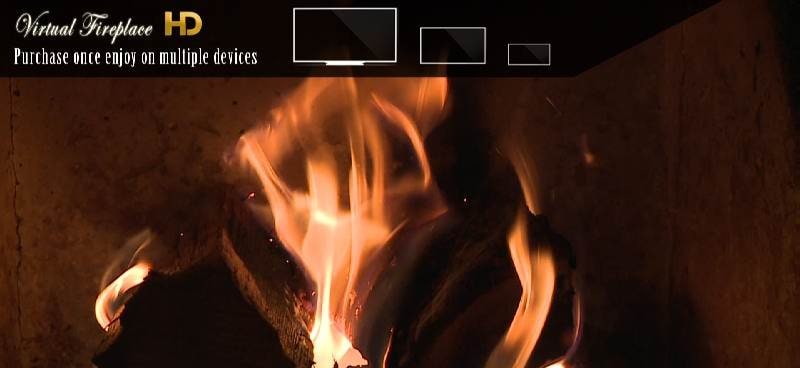 Virtual Fireplace HD screenshot 2