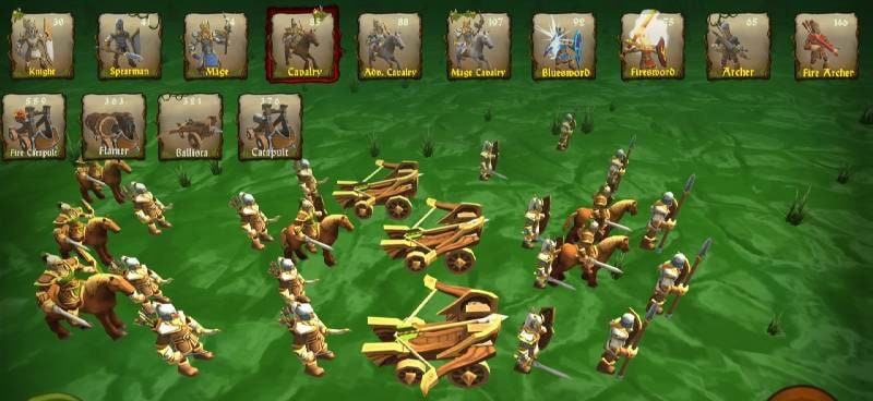 Battle Simulator: Knights vs D screenshot 3