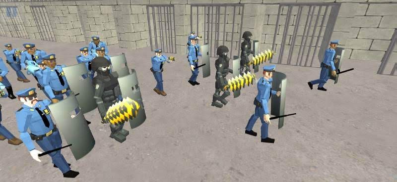 Battle Simulator: Prison & Police screenshot 4