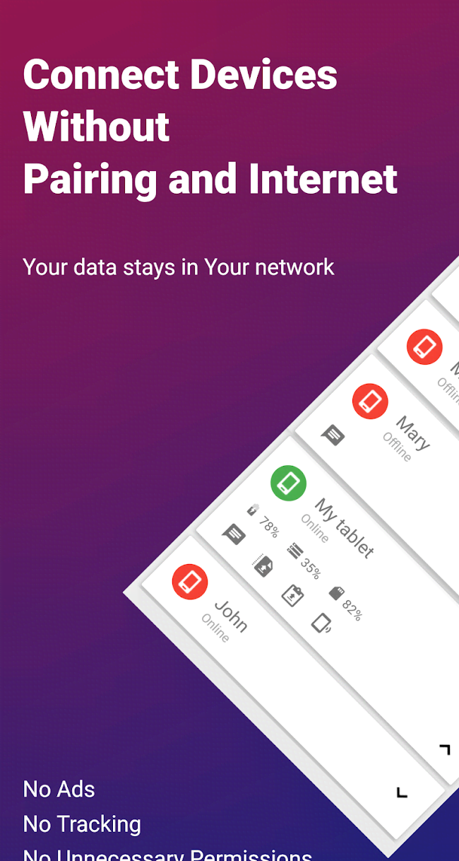EasyJoin "Pro": SMS from PC - Share files offline screenshot 1