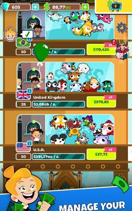 Aquarium Inc Idle Tycoon Games screenshot 1