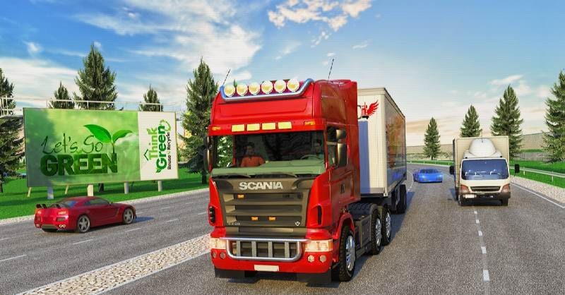 Heavy US Cargo Truck Simulator screenshot 1