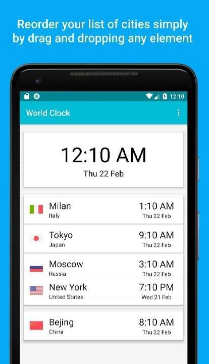 World Clock Pro - Timezones and City Infos screenshot 2
