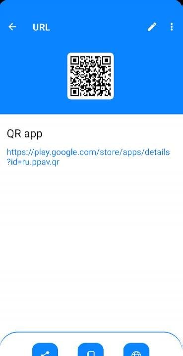 QR-code widget and scanner screenshot 4