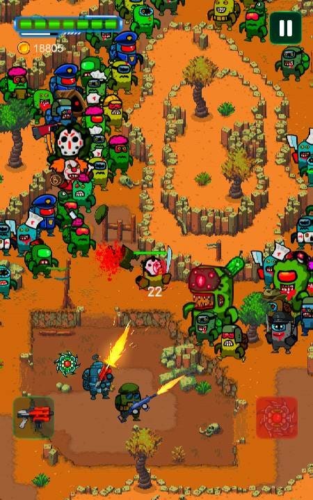 Zombie Space Shooter II screenshot 1