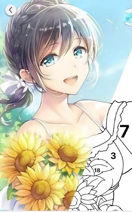 Anime Paint - Color By Number screenshot 4