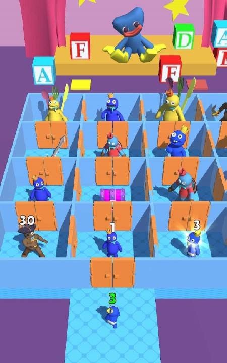 Doors Monster - Rooms Rainbow screenshot 2