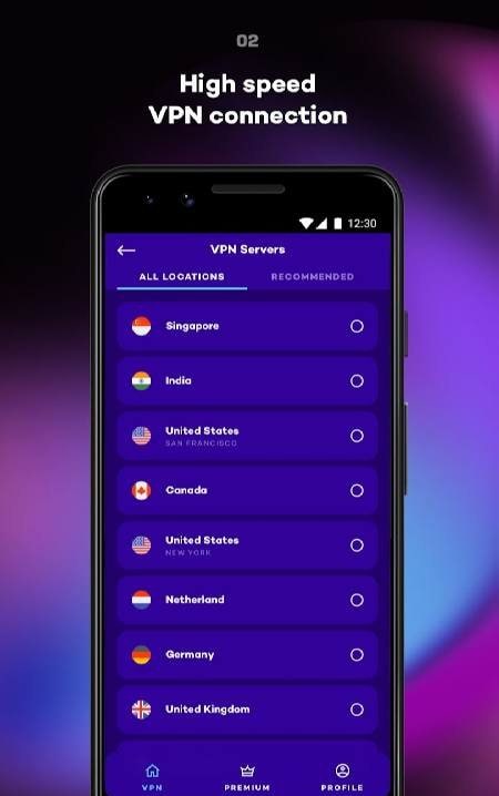 UniVPN: Private & Secure VPN screenshot 2