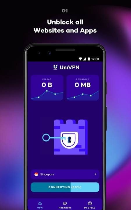 UniVPN: Private & Secure VPN screenshot 1