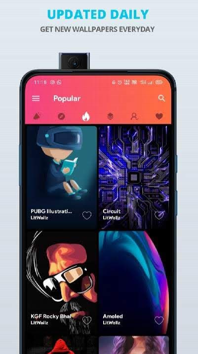 LitWallz - 4K, HD Wallpapers & Live Wallpapers screenshot 1