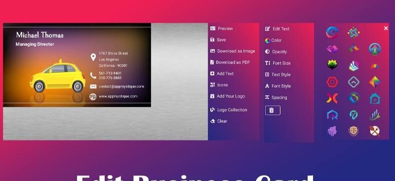 Business Card Maker screenshot 3