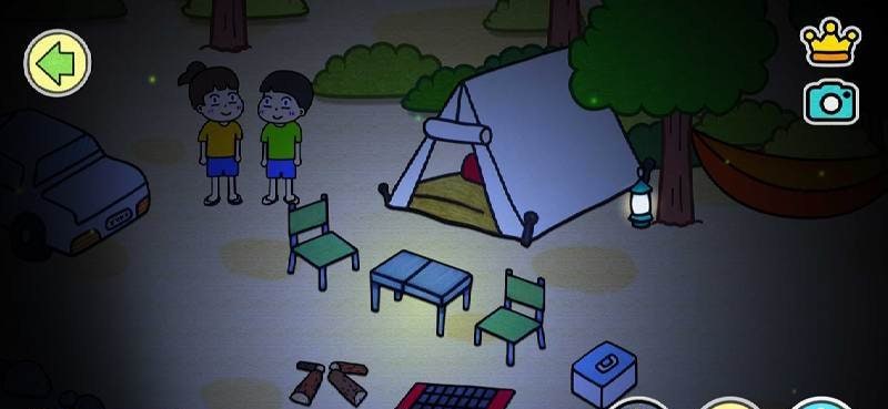 Hari's Camping gameplay screenshot 1