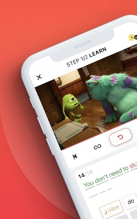 RedKiwi: Listen&Speak English screenshot 1