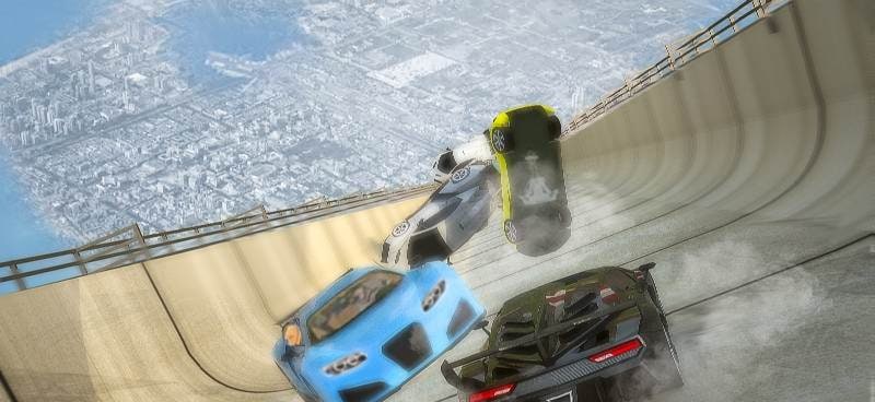Mega Car Stunt Race 3D Game screenshot 2