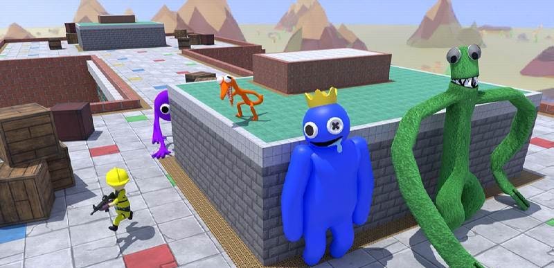 Blue Survival: Hide N Seek gameplay screenshot 2