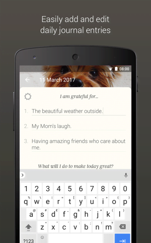 Five Minute Journal screenshot 3