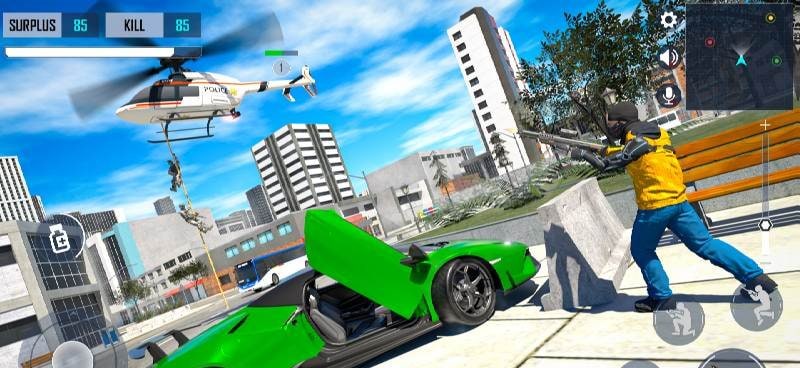 Gangster Shooting Police Game screenshot 2