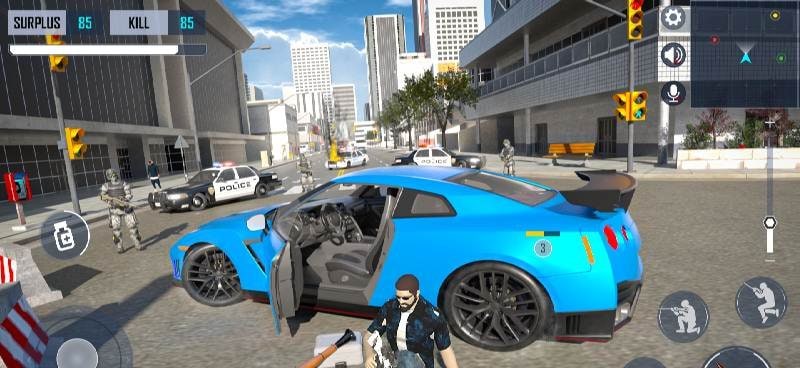 Gangster Shooting Police Game screenshot 1