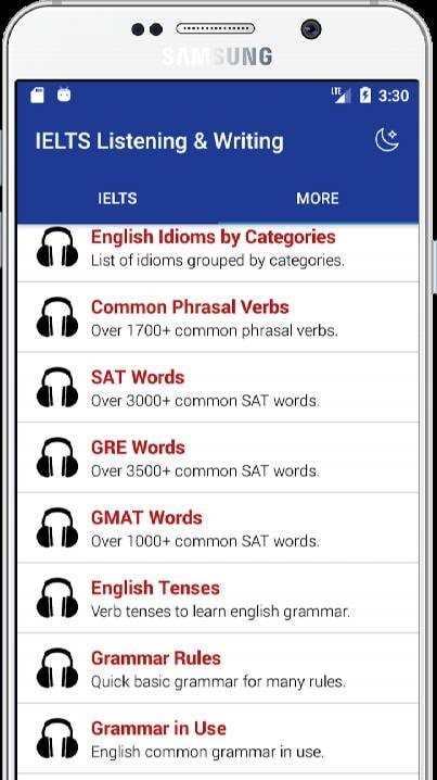 IELTS Listening & Speaking screenshot 1