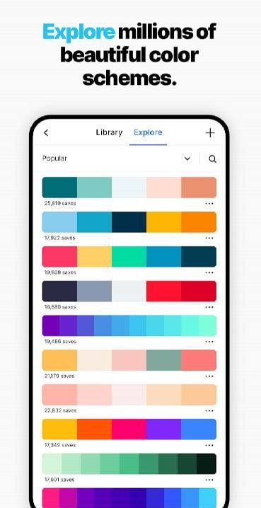 Coolors screenshot 2