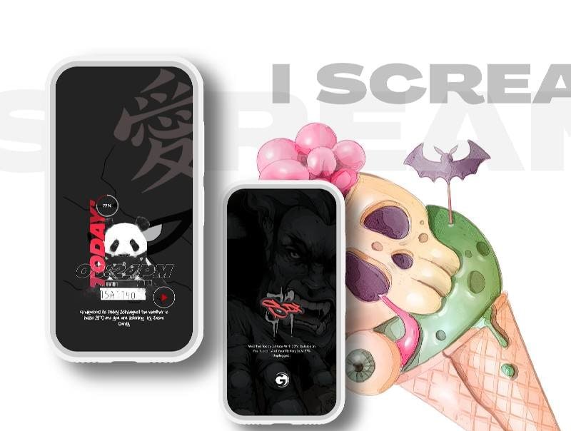 I scream kwgt screenshot 4