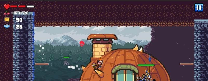 Cherry Knight : 2D Platformer screenshot 2