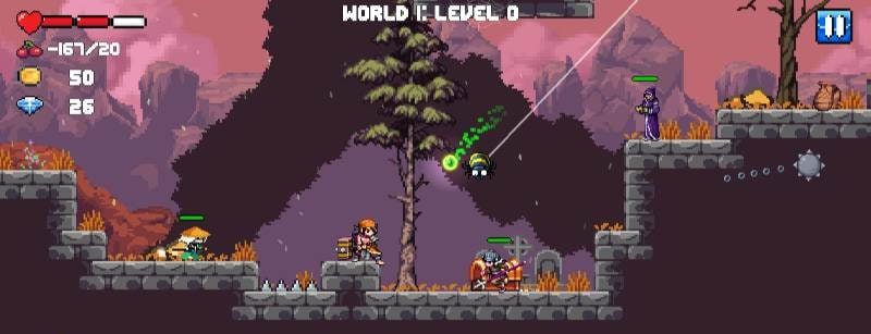 Cherry Knight : 2D Platformer screenshot 3